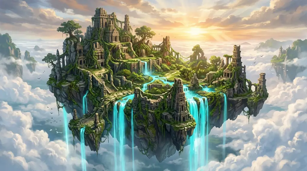 Floating islands in the sky