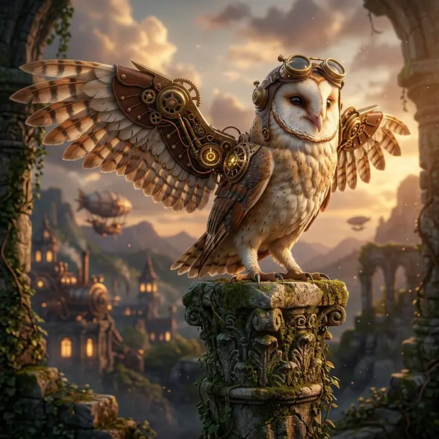 Captain Barnaby the owl